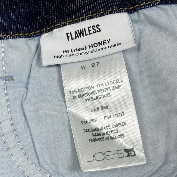 JOE'S Hi Honey High Waist Ankle Skinny Jeans in Intrigue Size 27 - Picture 5 of 8